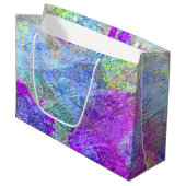 抽象芸術カラー2 ラージペーパーバッグ (正面アングル)