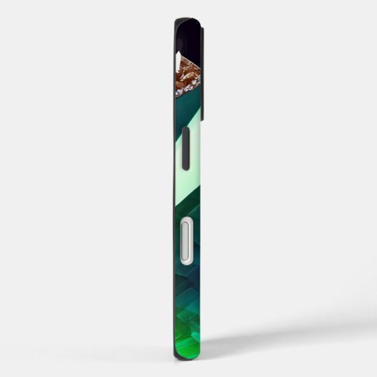 抽象芸術カリブのエメラルドクリスタルブルーウォーターズ Case-Mate iPhoneケース (裏面 / 右)