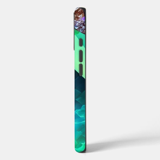 抽象芸術カリブのエメラルドクリスタルブルーウォーターズ Case-Mate iPhoneケース (裏面 / 左)