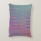 抽象芸術カレイドスコープレトロブーメランウェーブ アクセントクッション (裏面(縦))