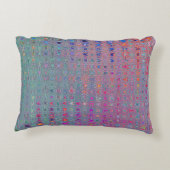 抽象芸術カレイドスコープレトロブーメランウェーブ アクセントクッション (裏面)