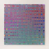 抽象芸術カレイドスコープレトロブーメランウェーブ ジグソーパズル (横)