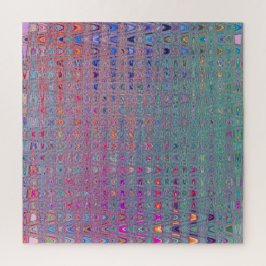 抽象芸術カレイドスコープレトロブーメランウェーブ ジグソーパズル