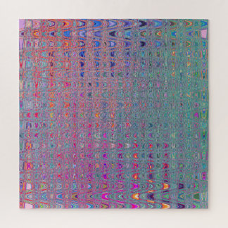 抽象芸術カレイドスコープレトロブーメランウェーブ ジグソーパズル