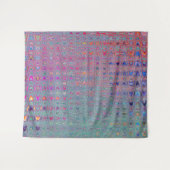 抽象芸術カレイドスコープレトロブーメランウェーブ タペストリー (正面(横))