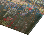 抽象芸術カンディンスキー乗馬カラフル夫婦 カッティングボード (角)