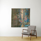 抽象芸術カンディンスキー乗馬カラフル夫婦 タペストリー (インサイチュ(横))