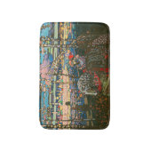 抽象芸術カンディンスキー乗馬カラフル夫婦 バスマット (正面縦)