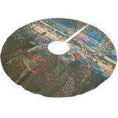 抽象芸術カンディンスキー乗馬カラフル夫婦 ブラッシュドポリエステルツリースカート (アングル)