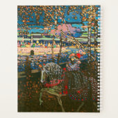 抽象芸術カンディンスキー乗馬カラフル夫婦 プランナー手帳 (裏面)