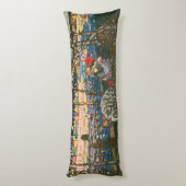 抽象芸術カンディンスキー乗馬カラフル夫婦 ボディピロー (裏面 (縦))