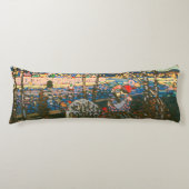 抽象芸術カンディンスキー乗馬カラフル夫婦 ボディピロー (正面)