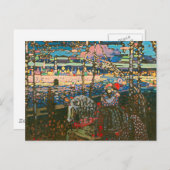 抽象芸術カンディンスキー乗馬カラフル夫婦 ポストカード (正面/裏面)