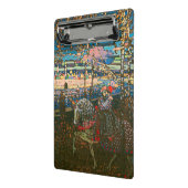 抽象芸術カンディンスキー乗馬カラフル夫婦 ミニクリップボード (アングル2)