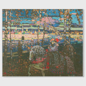 抽象芸術カンディンスキー乗馬カラフル夫婦 ラッピングペーパー (フラット)