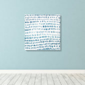 抽象芸術ガラスのパタ絵を描ーン キャンバスプリント (インサイチュ (ウッドフロア))