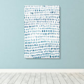 抽象芸術ガラスのパタ絵を描ーン キャンバスプリント (インサイチュ (ウッドフロア))