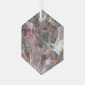 抽象芸術ガラスオーナメント ガラスオーナメント (正面左)