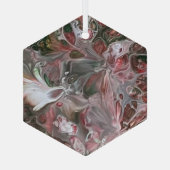 抽象芸術ガラスオーナメント ガラスオーナメント (裏面)