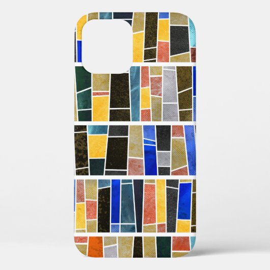 抽象芸術ガラスモザイク:高解像度テクスチャ。 Case-Mate iPhoneケース (裏面)
