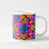 抽象芸術ガラス ジャンボコーヒーマグカップ (右)