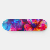 抽象芸術ガーデン開花 スケートボード (横)