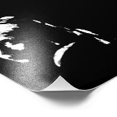 抽象芸術ガールとパールイヤリング写真の拡大 フォトプリント            (角)