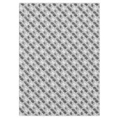 抽象芸術キッズかわいい漫画の花フローラレトロde テーブルクロス (正面)