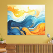 抽象芸術キャンバスウォールアート キャンバスプリント (インサイチュ (リビング))