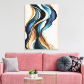 抽象芸術キャンバスウォールアート キャンバスプリント (インサイチュ (リビング))