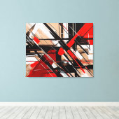 抽象芸術キャンバスウォールアート キャンバスプリント (インサイチュ (ウッドフロア))