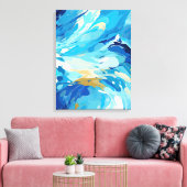 抽象芸術キャンバスウォールアート キャンバスプリント (インサイチュ (リビング))