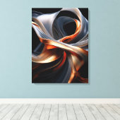 抽象芸術キャンバスウォールアート キャンバスプリント (インサイチュ (ウッドフロア))