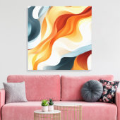 抽象芸術キャンバスウォールアート キャンバスプリント (インサイチュ (リビング))