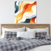 抽象芸術キャンバスウォールアート キャンバスプリント (インサイチュ (寝室))