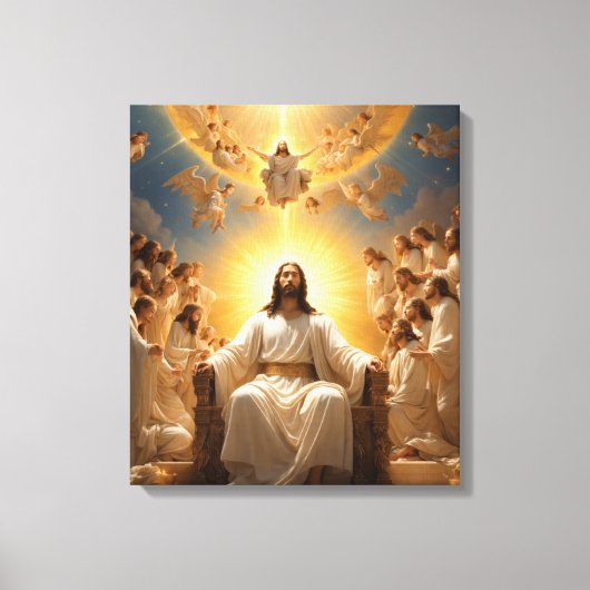 "抽象芸術キャンバス印刷モダン – ウォールアートデコル" キャンバスプリント (正面)