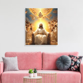 "抽象芸術キャンバス印刷モダン – ウォールアートデコル" キャンバスプリント (インサイチュ (リビング))