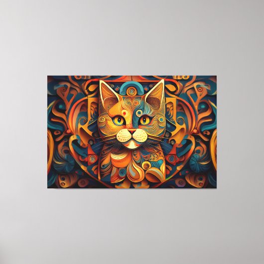 抽象芸術キャンバス印刷 キャンバスプリント (正面)