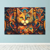 抽象芸術キャンバス印刷 キャンバスプリント (インサイチュ (ウッドフロア))