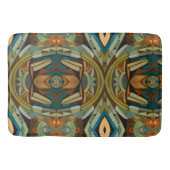抽象芸術キュビインスパイアスアールデコ4 バスマット (正面)