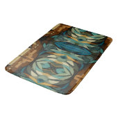 抽象芸術キュビインスパイアスアールデコ8 バスマット (アングル)