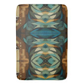 抽象芸術キュビインスパイアスアールデコ8 バスマット (正面縦)