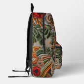 抽象芸術キュービズムのアートバックパック – モダニストはっきりした プリントバックパック (左)