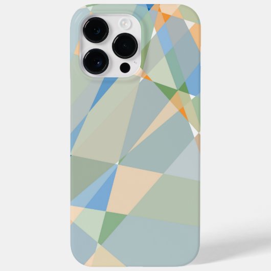 抽象芸術キュービズムのモザイクパターン Case-Mate iPhoneケース (裏面)