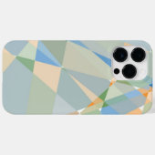 抽象芸術キュービズムのモザイクパターン Case-Mate iPhoneケース (裏面 (横))