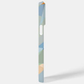 抽象芸術キュービズムのモザイクパターン Case-Mate iPhoneケース (裏面 / 右)