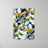 抽象芸術キュービズムの比喩的幾何形状 キャンバスプリント (正面)