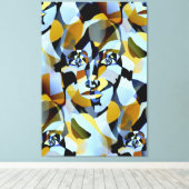 抽象芸術キュービズムの比喩的幾何形状 キャンバスプリント (インサイチュ (ウッドフロア))