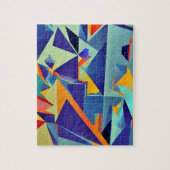 抽象芸術キュービズムデザイン290 ジグソーパズル (縦)