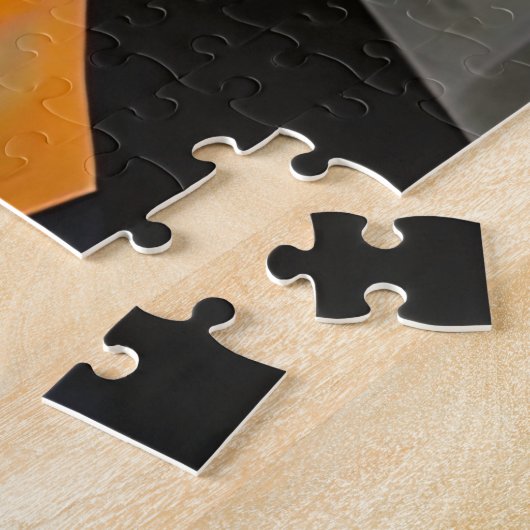 抽象芸術キュービズムポートレートピカソインスパイアメール ジグソーパズル (側面)